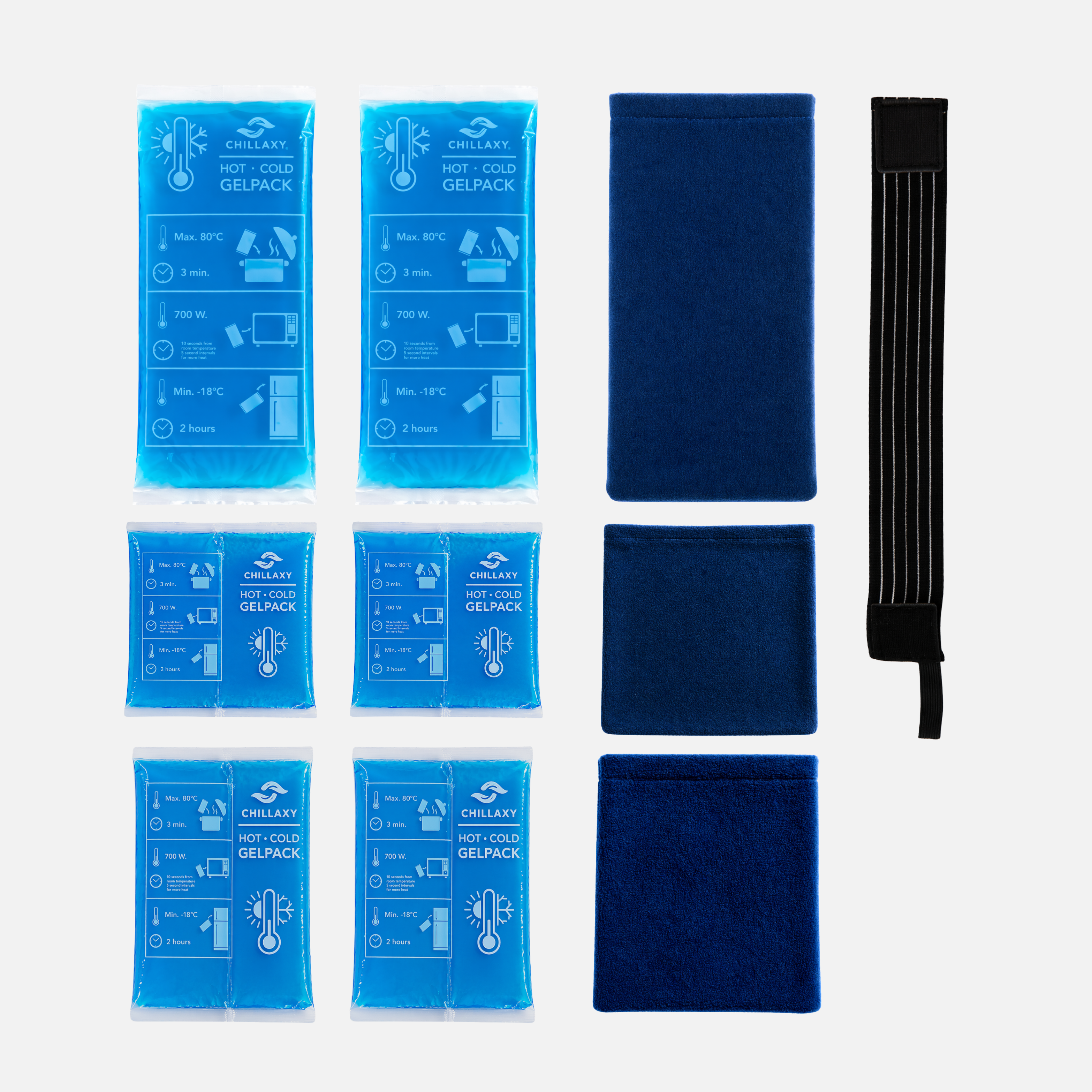 10 delige icepack set