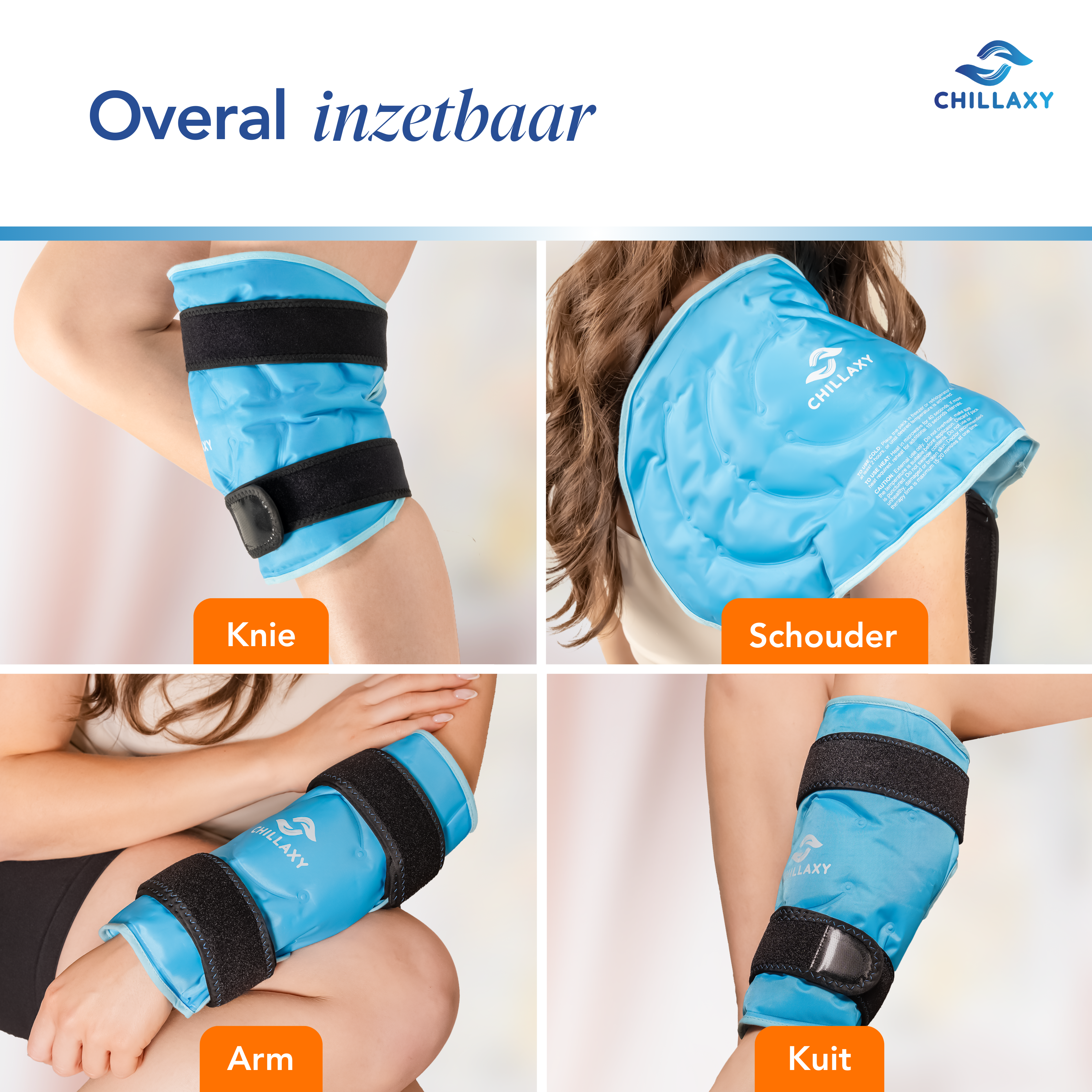 IcePack Knie XXL – Maximale Verkoeling & Herstel voor Grote Gebieden