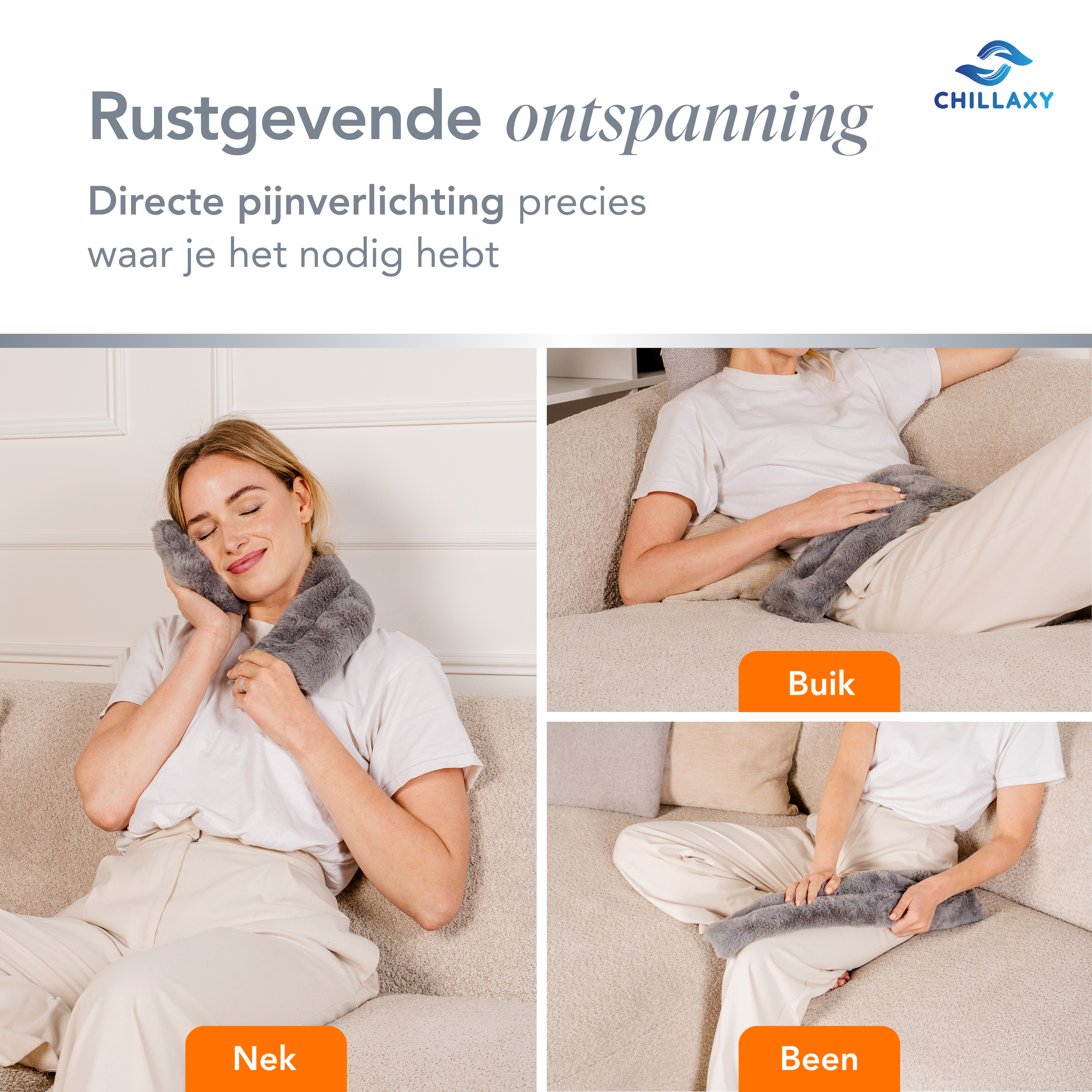 Lang Warmtekussen 60×14 cm – Ultieme Warmte & Pijnverlichting