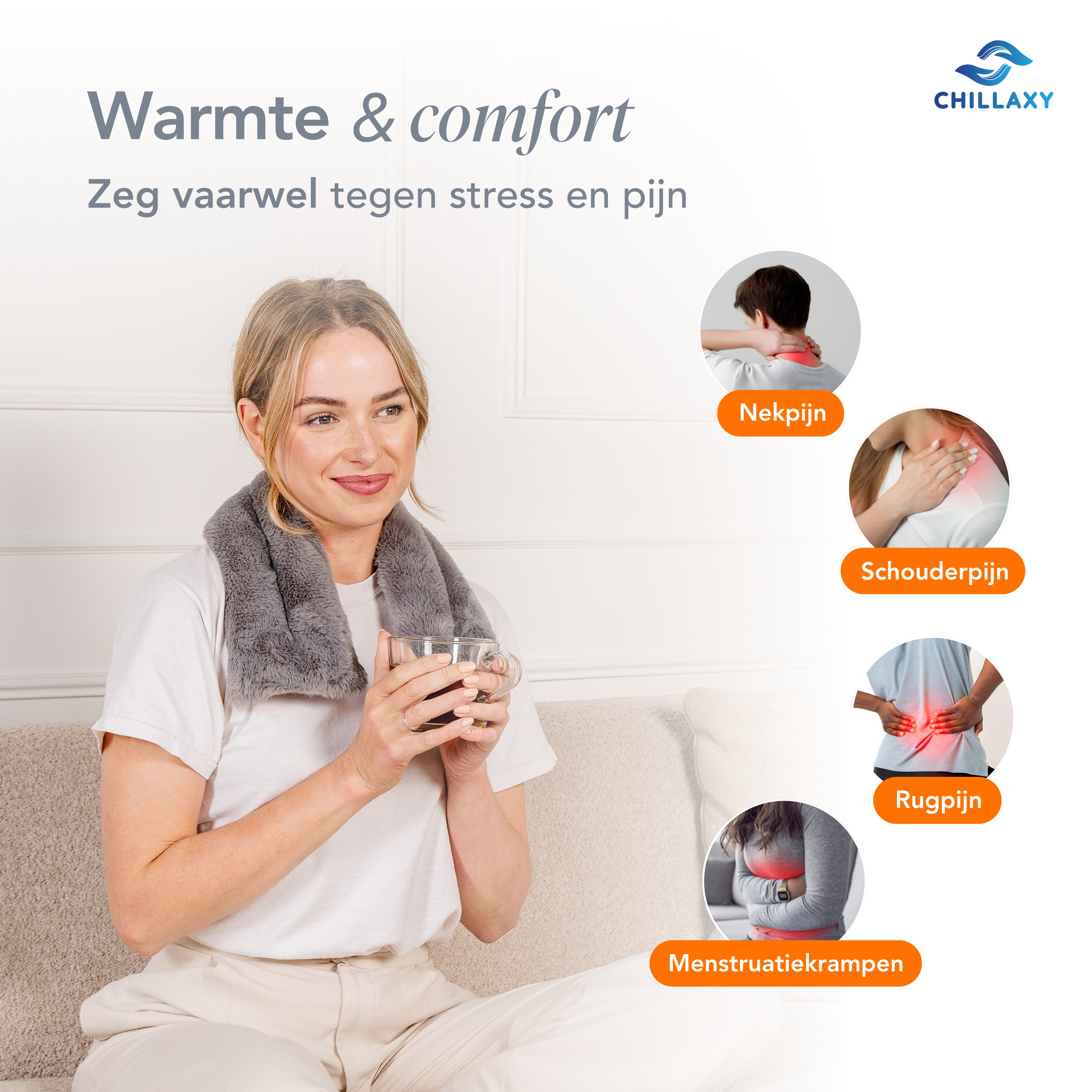 Lang Warmtekussen 60×14 cm – Ultieme Warmte & Pijnverlichting