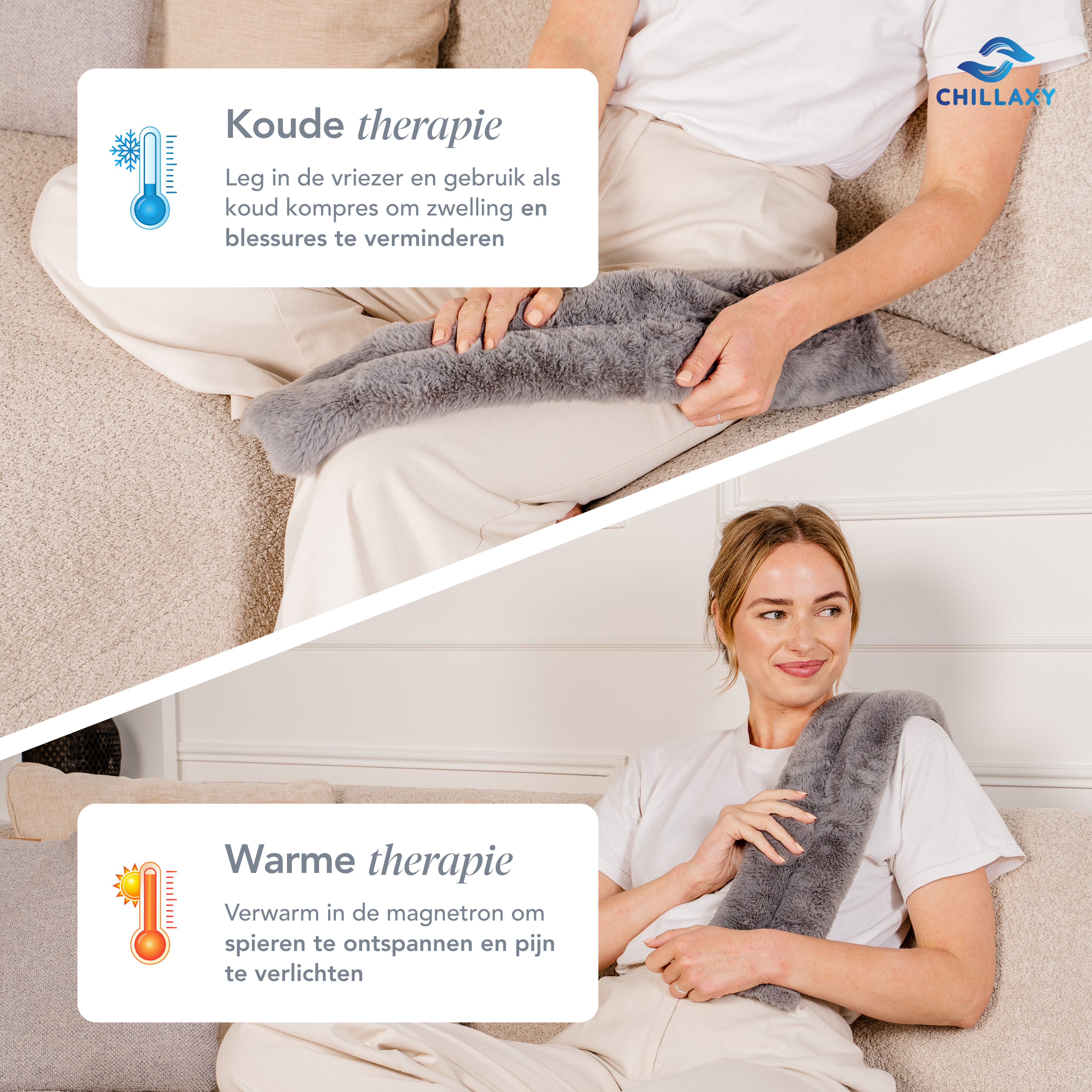 Lang Warmtekussen 60×14 cm – Ultieme Warmte & Pijnverlichting