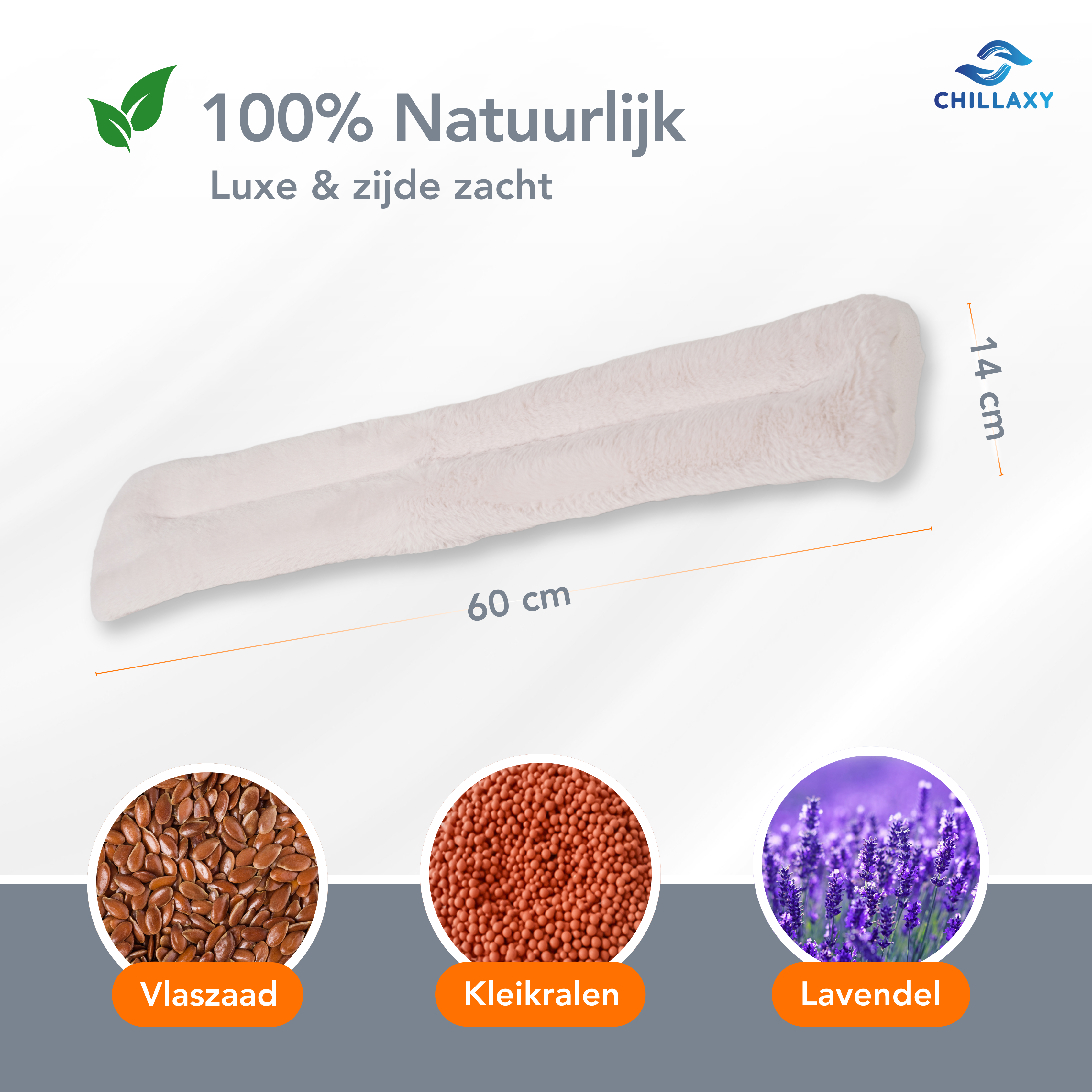 Lang Warmtekussen 60×14 cm – Ultieme Warmte & Pijnverlichting