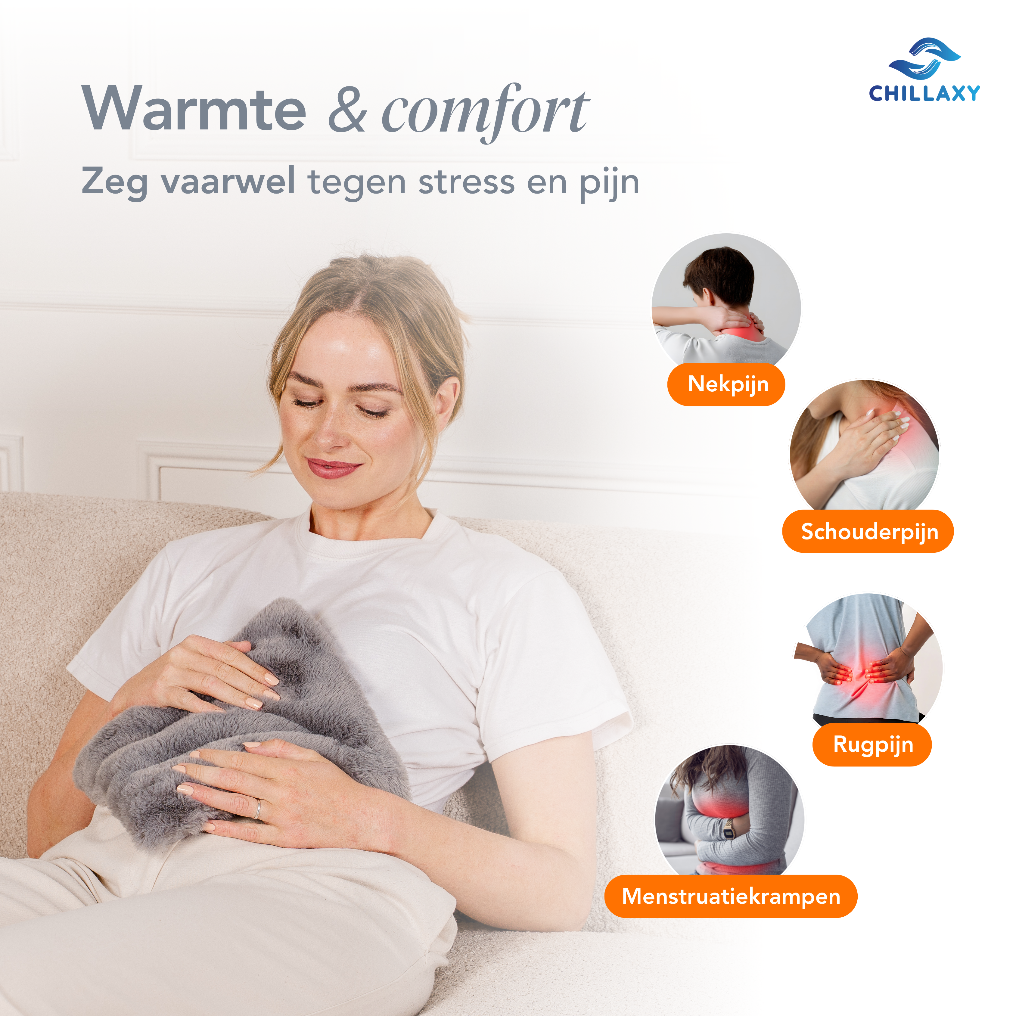 Vierkant Warmtekussen 25x25 – Ultieme Warmte & Pijnverlichting