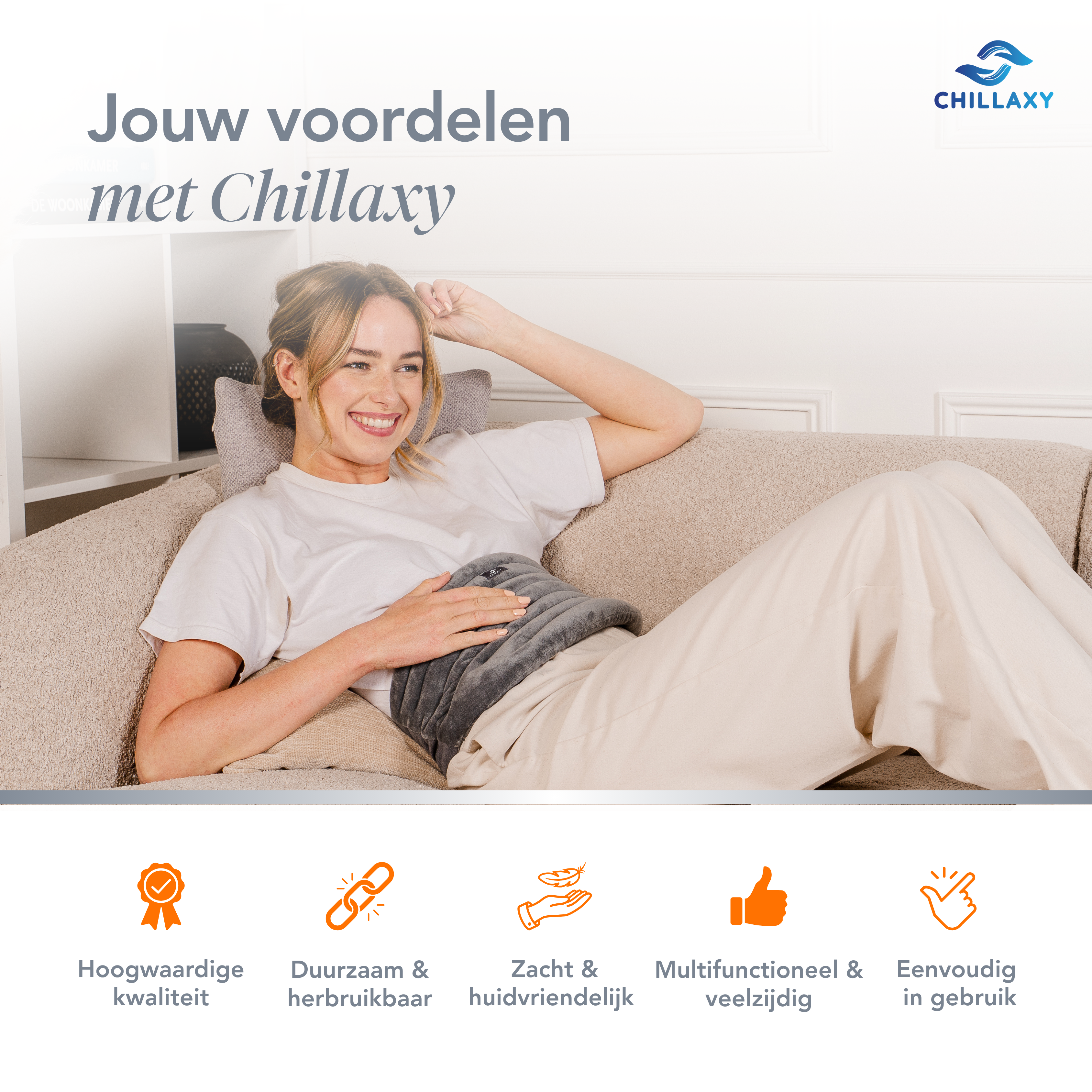 Comfort Warmtekussen met Elastische Band