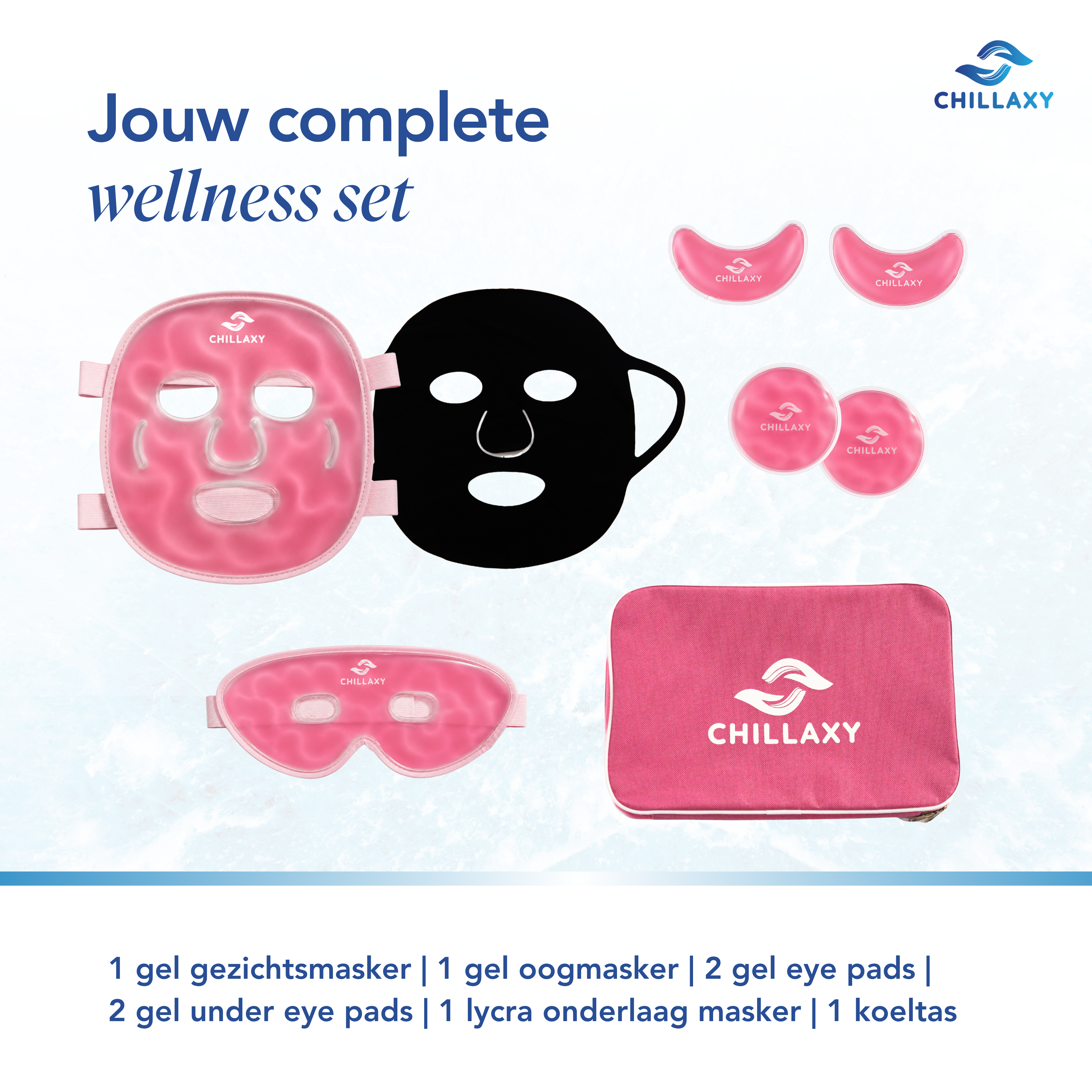 Gezichtsverzorging Set - Complete Koelset voor Thuis en Onderweg