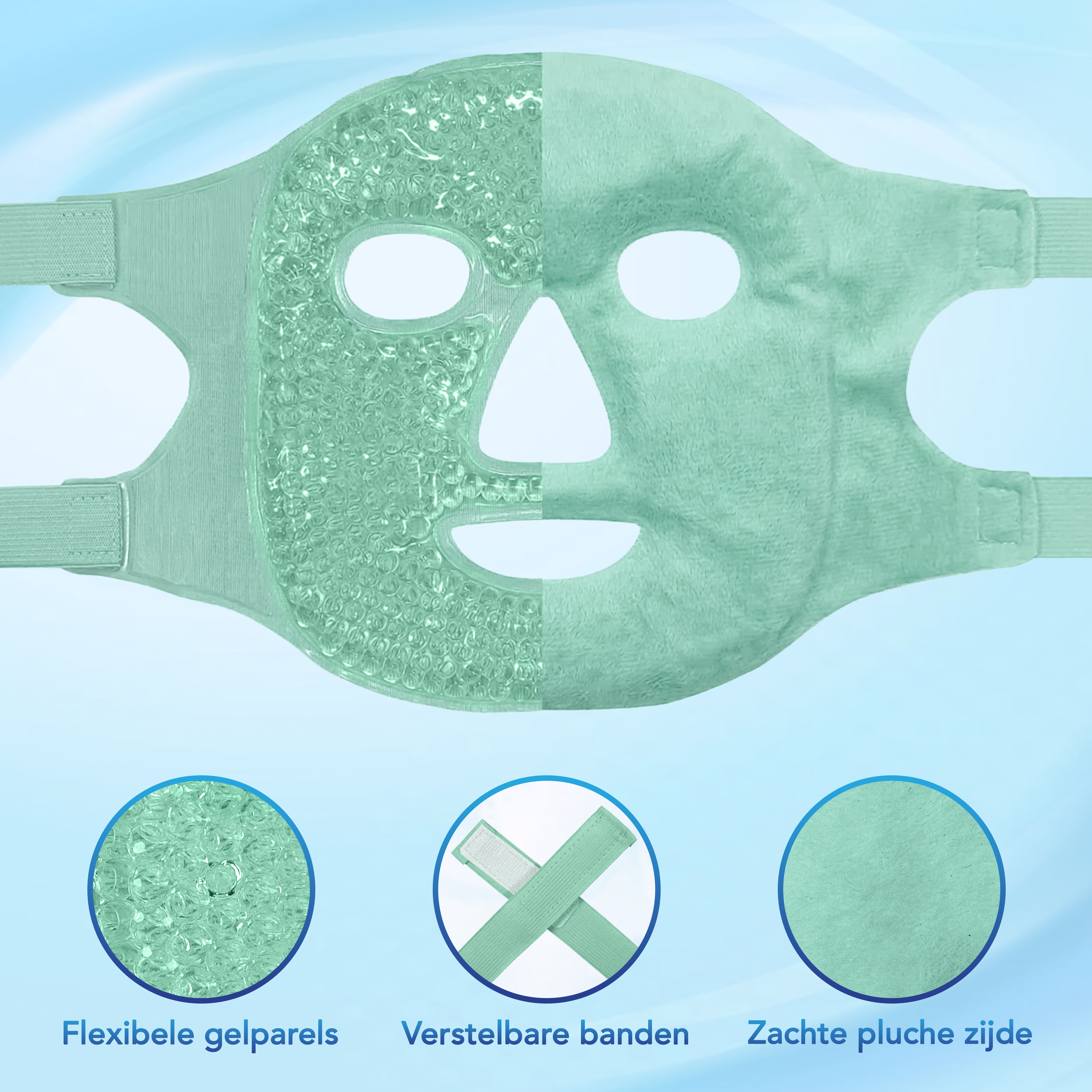Cooling facemask