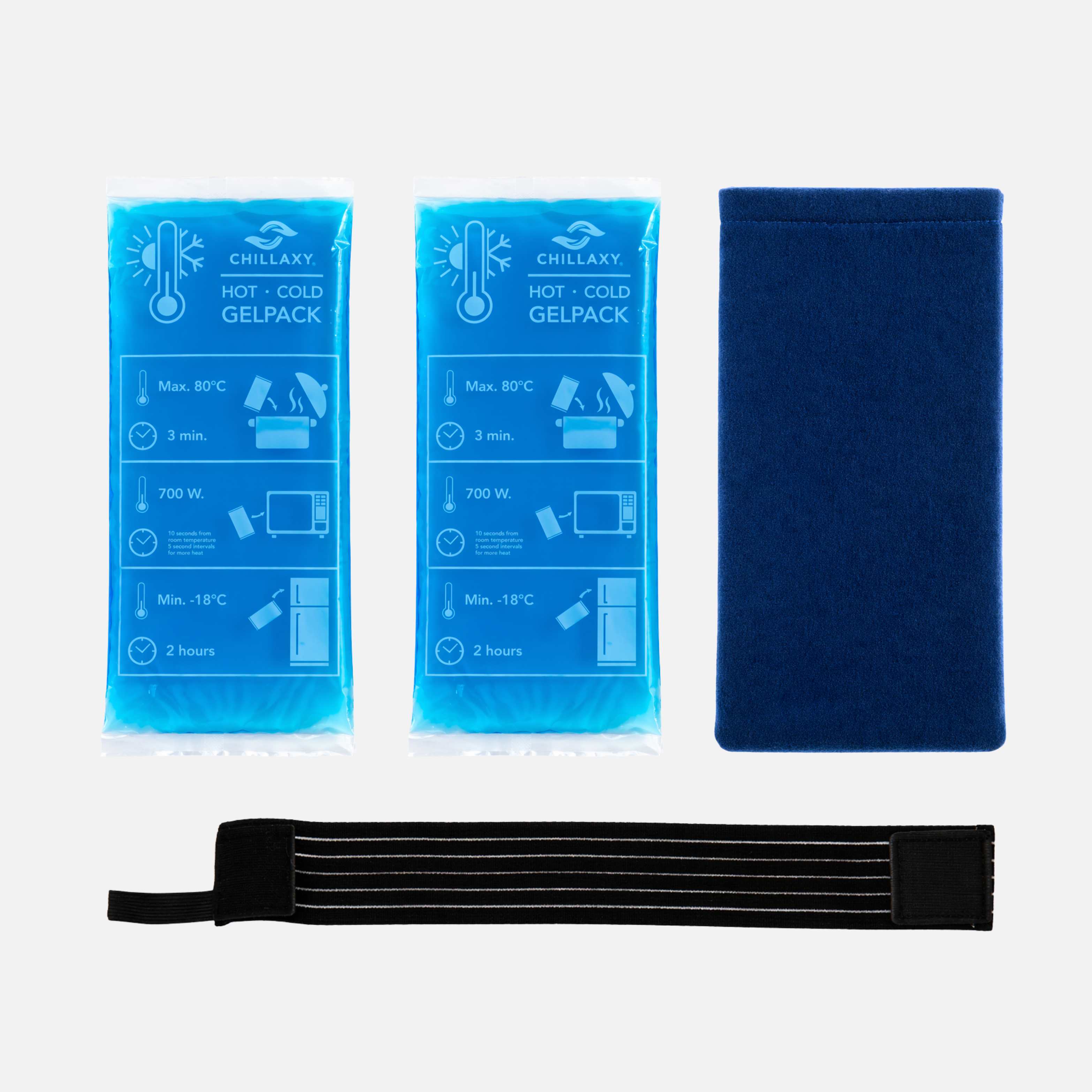 4 delige icepack set