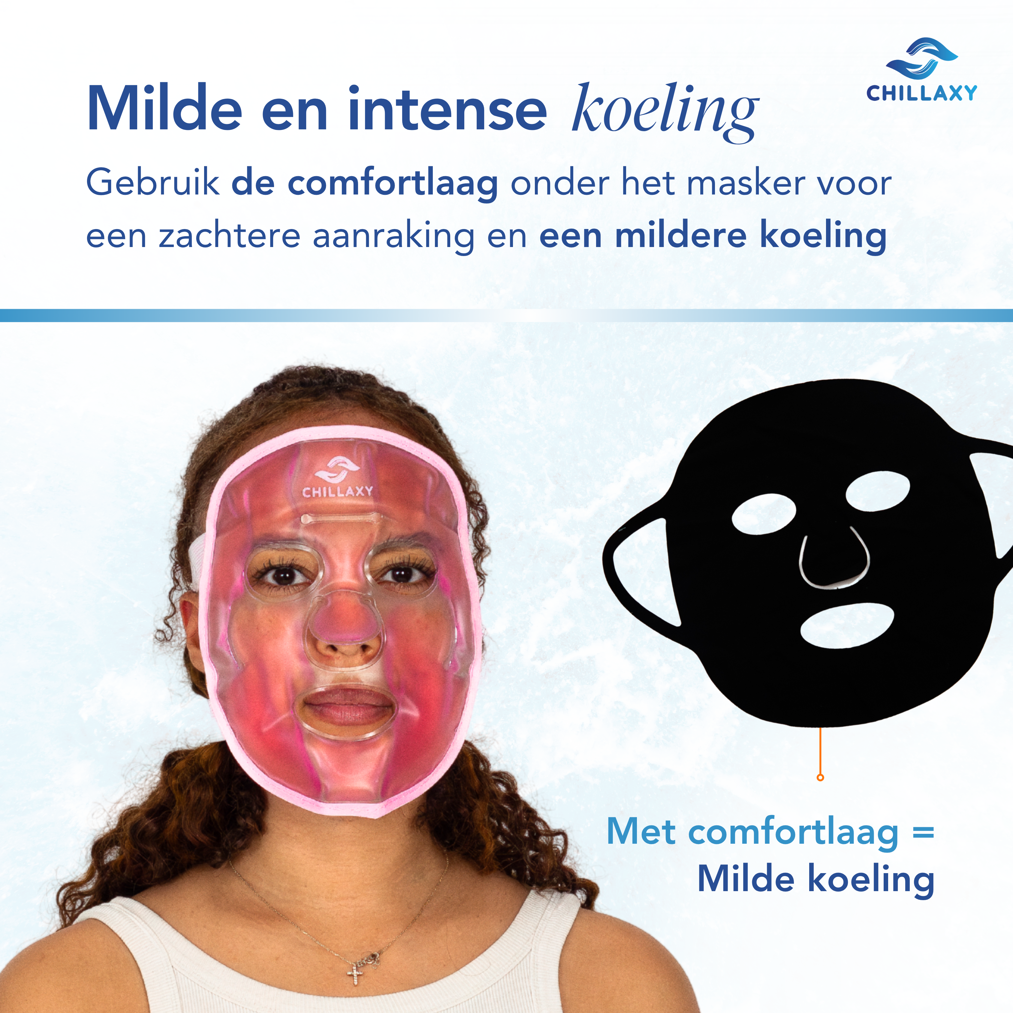 Koelmasker Gezicht - Herbruikbaar - Migraine en Huidverzorging