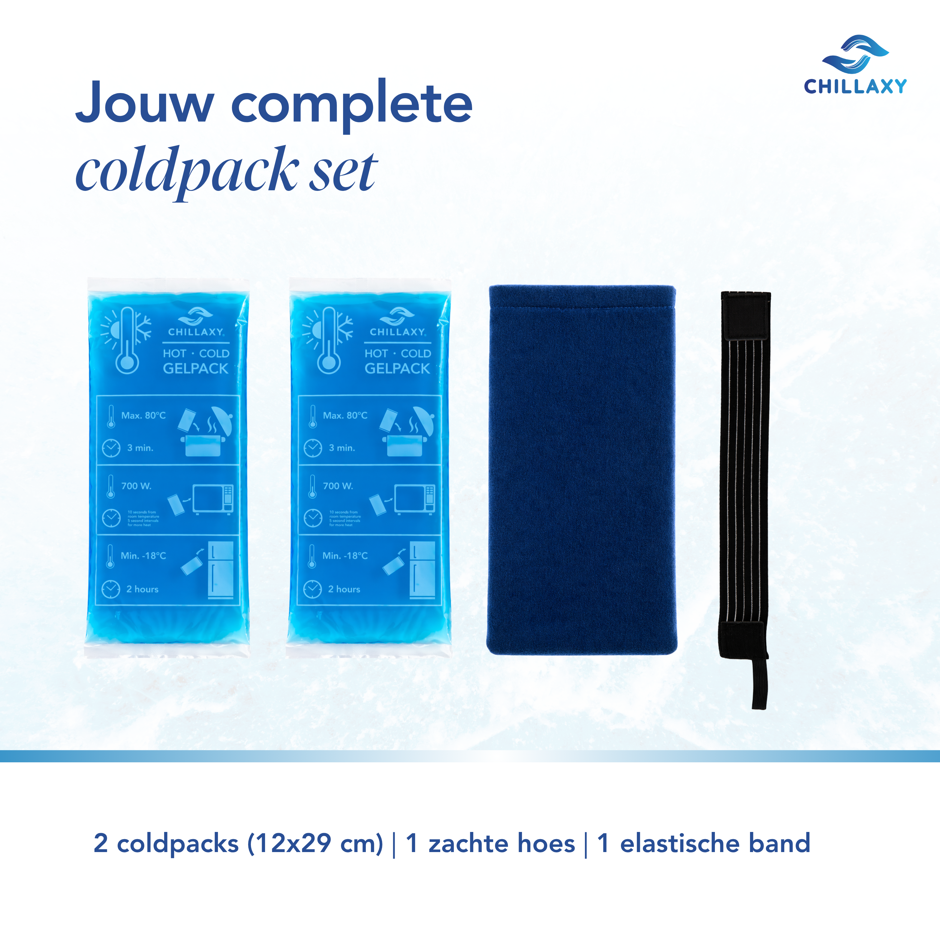 4 delige icepack set