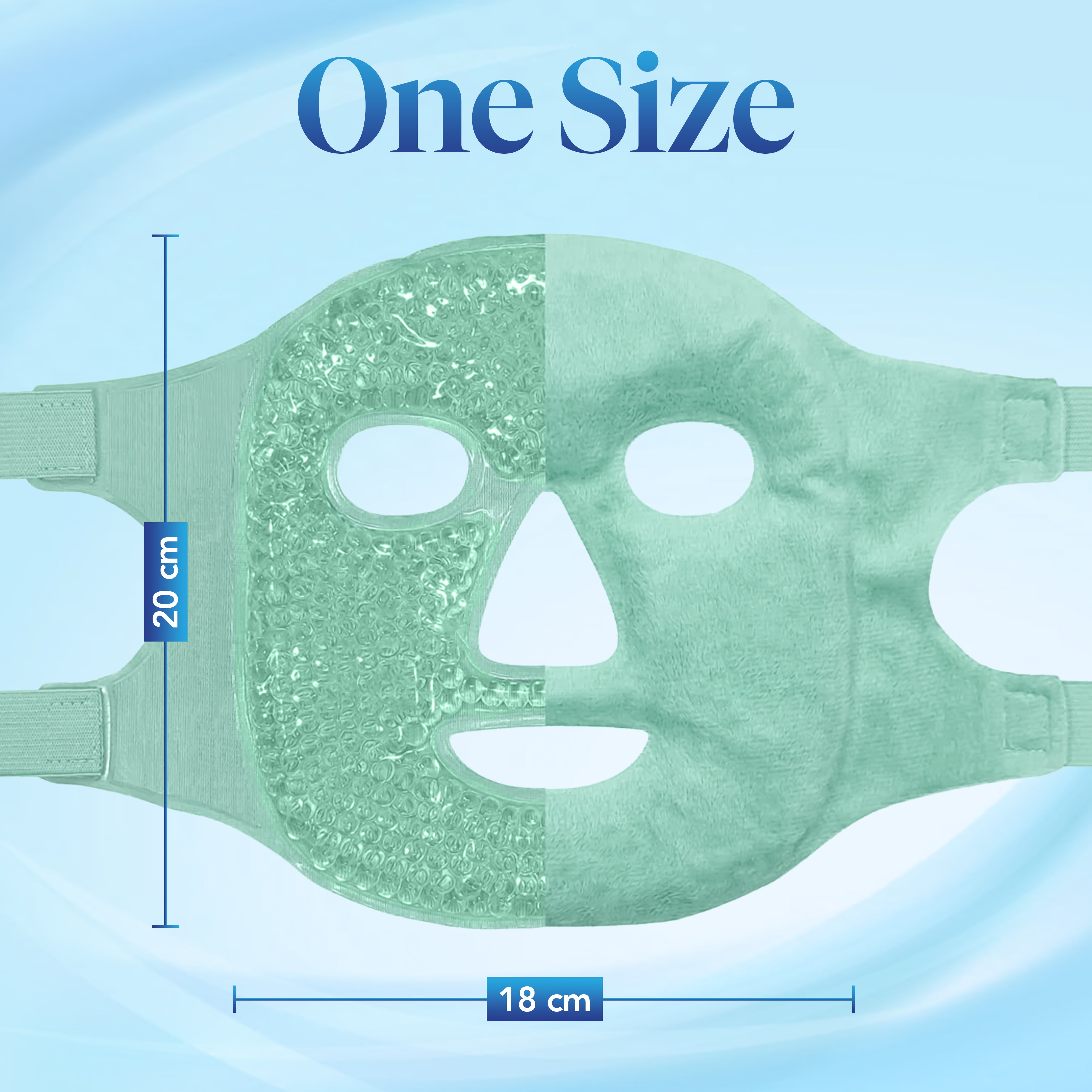 Cooling facemask
