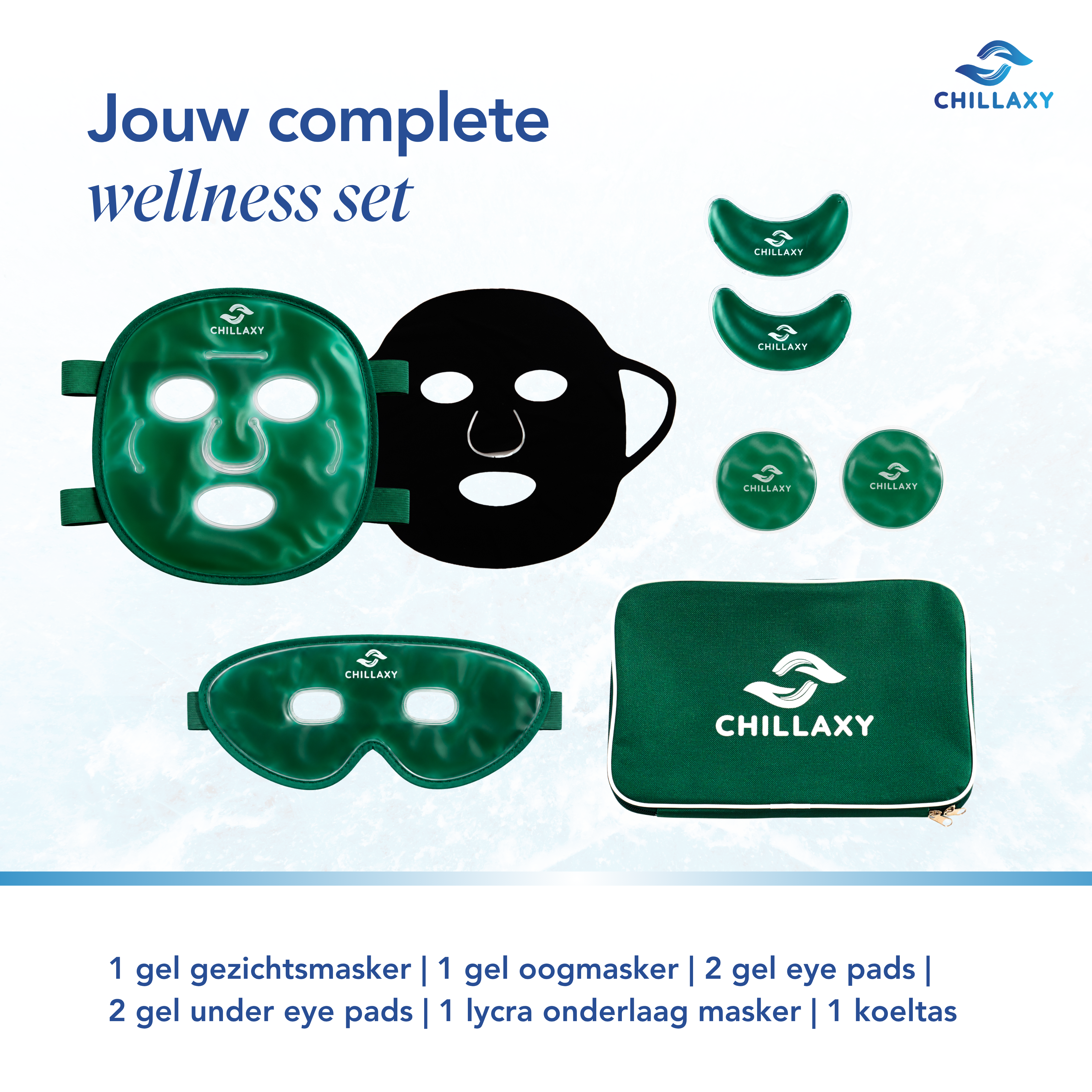 Gezichtsverzorging Set - Complete Koelset voor Thuis en Onderweg