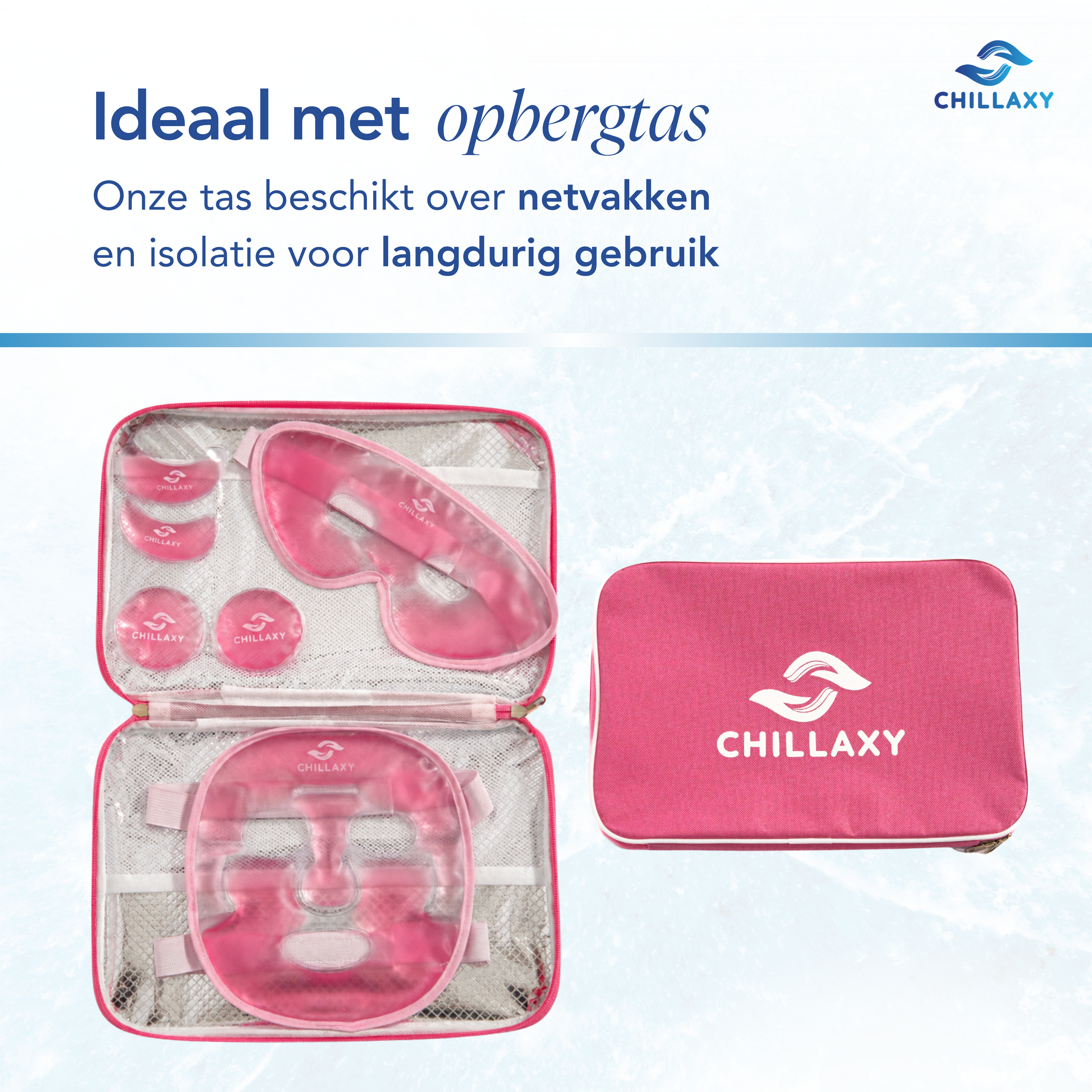 Gezichtsverzorging Set - Complete Koelset voor Thuis en Onderweg