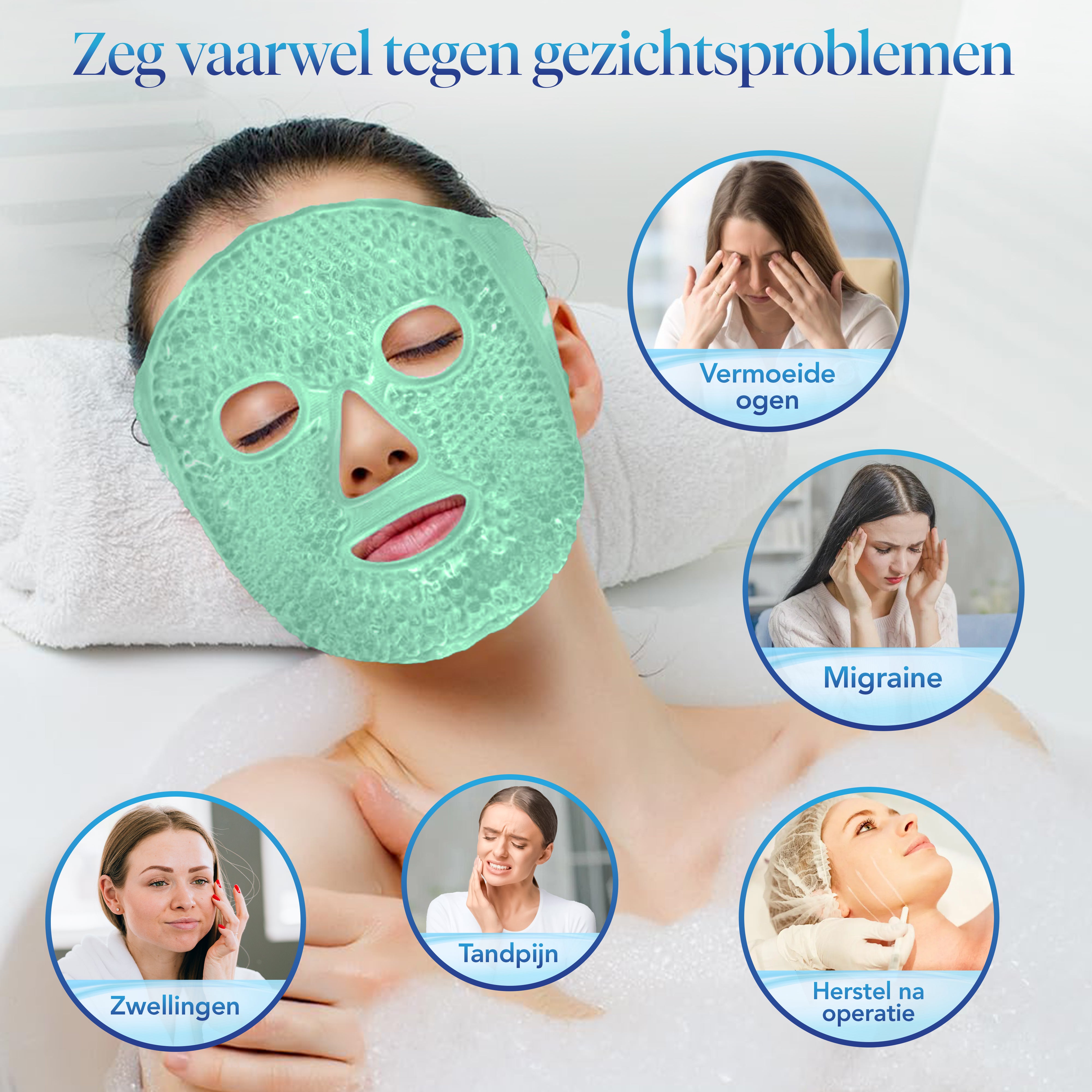 Cooling facemask
