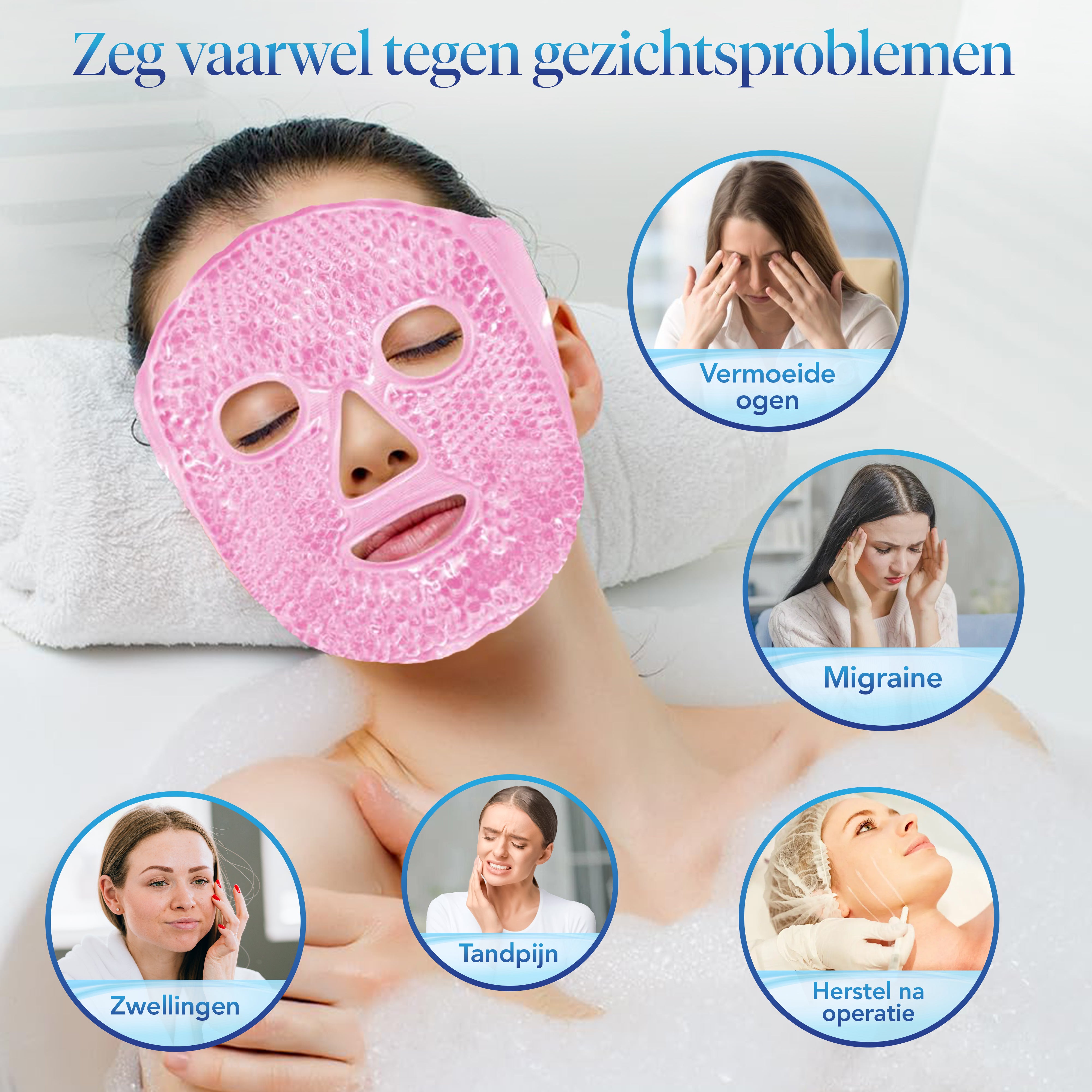 Cooling facemask