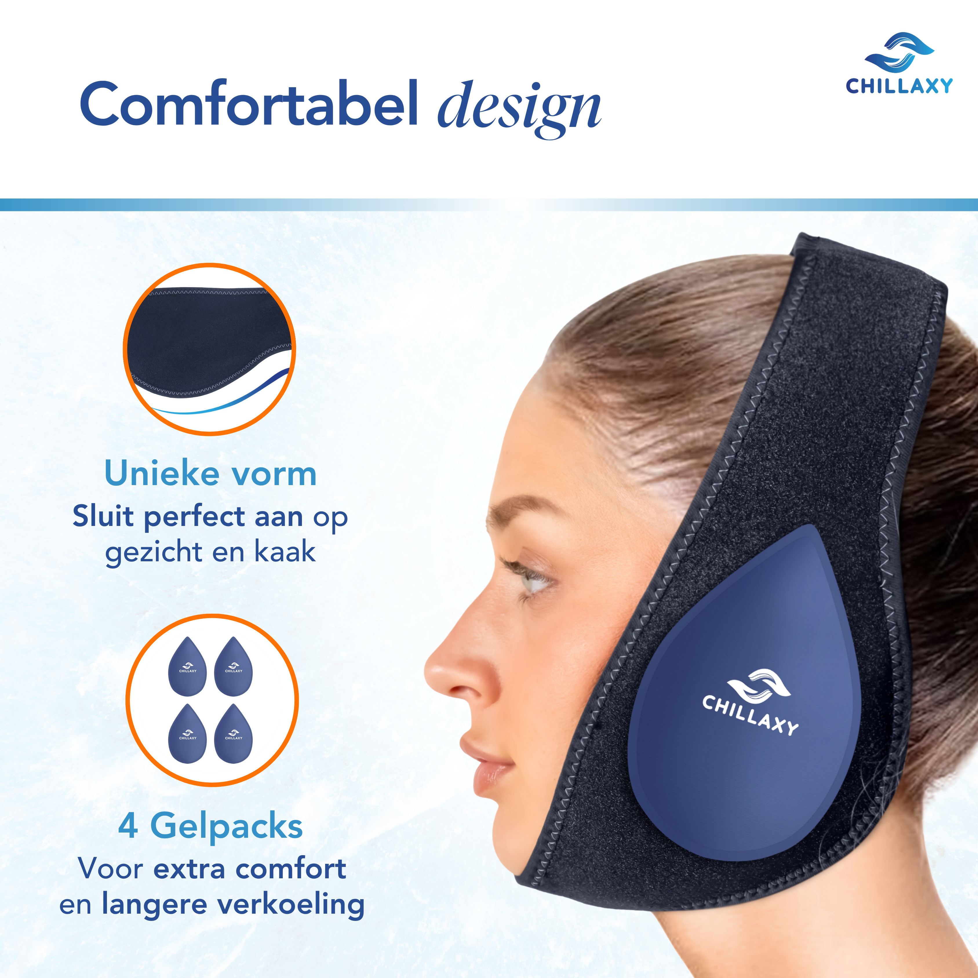 Teeth IcePack – Hoofdband voor Gezicht & Kaak