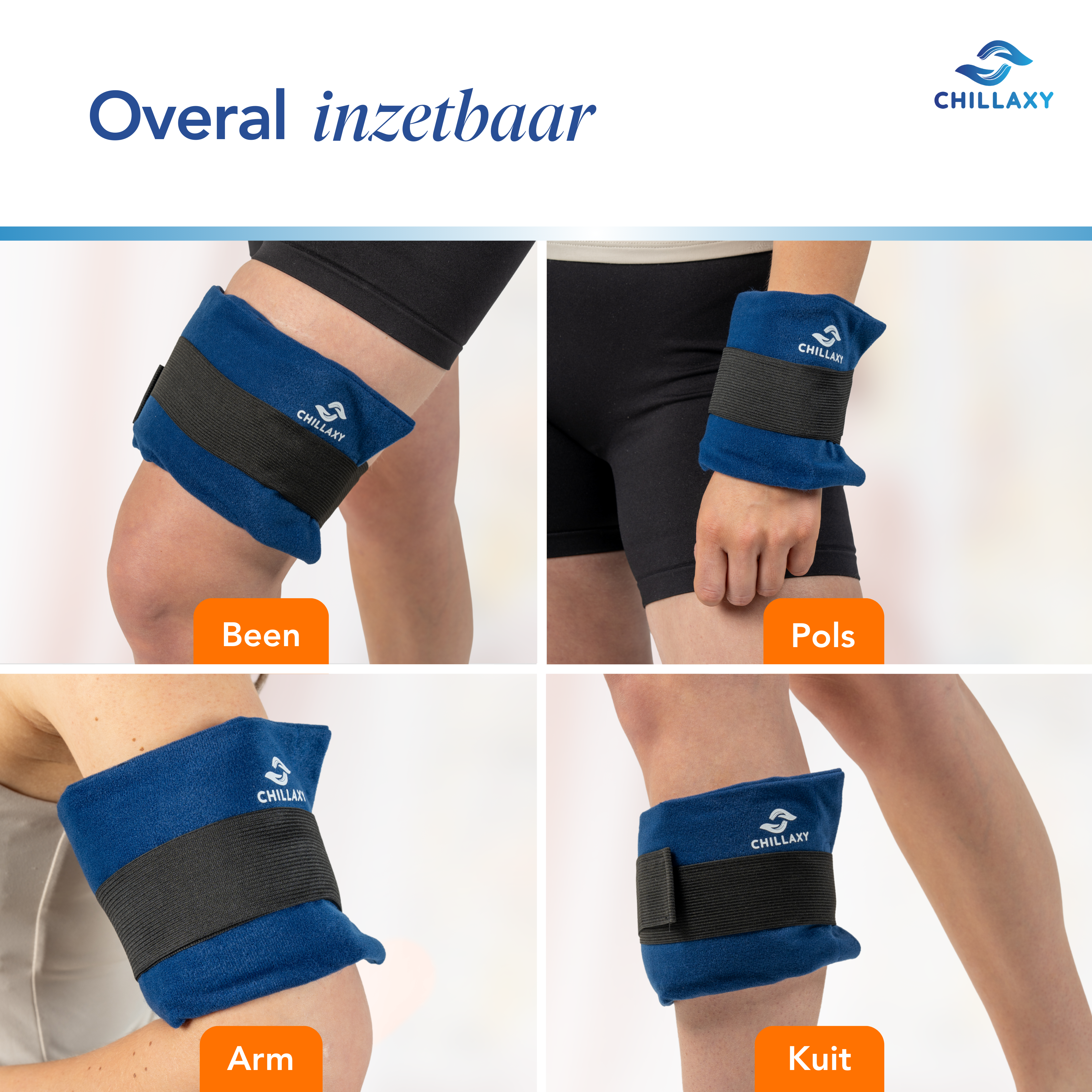 IcePack Set – 2 Gelpacks met Elastische Band