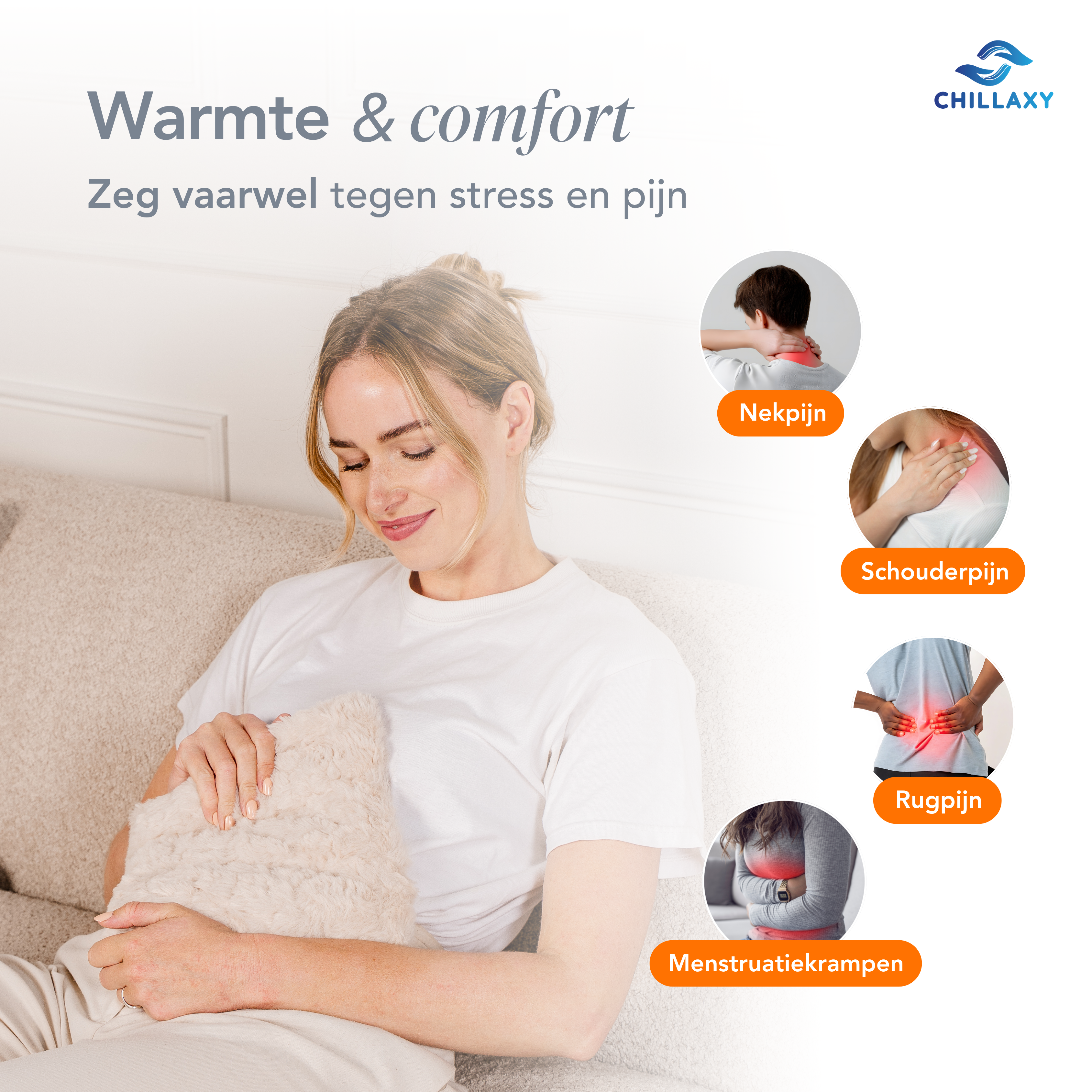 Vierkant Warmtekussen 25x25 – Ultieme Warmte & Pijnverlichting