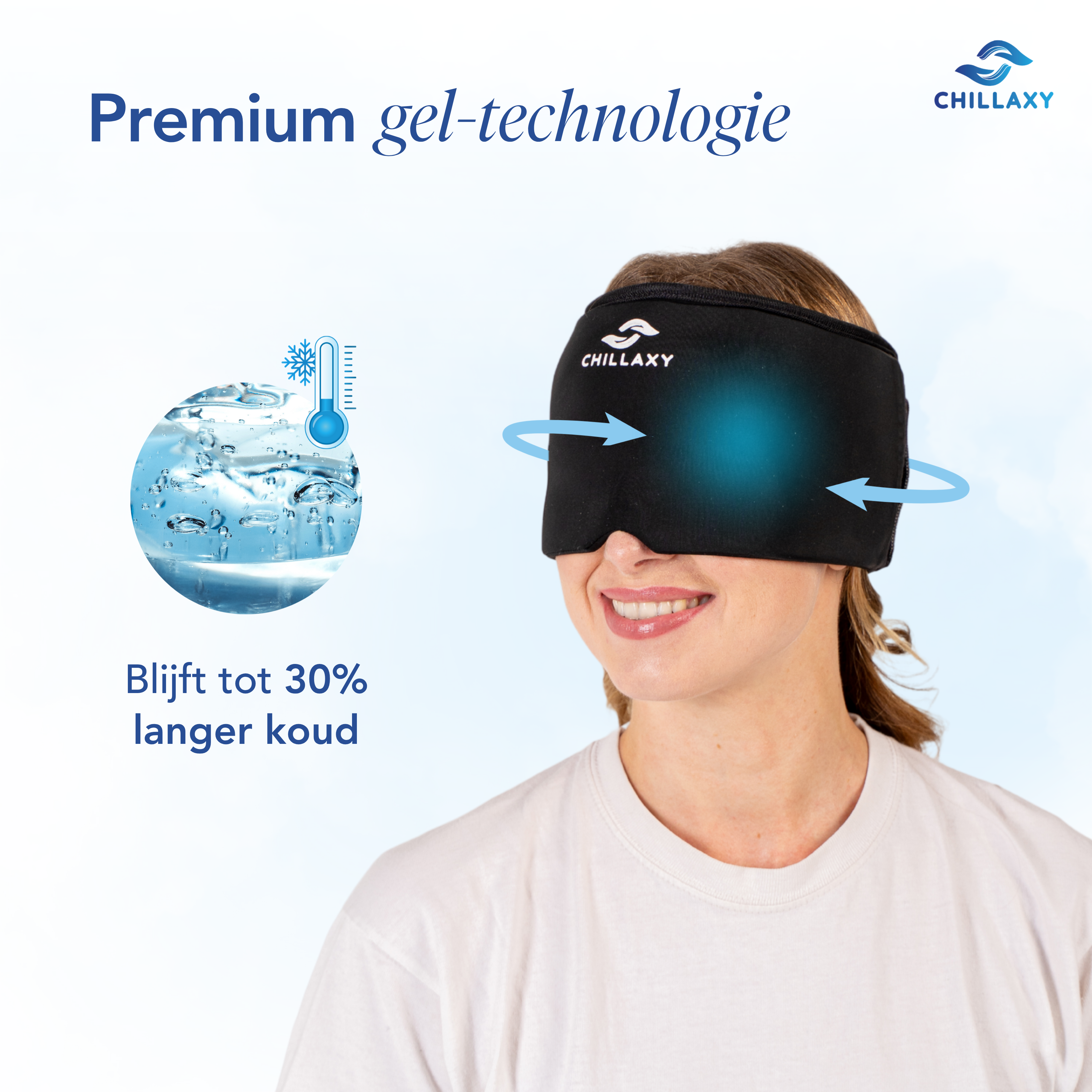 Migraine muts - Nieuwste model, Verstelbaar