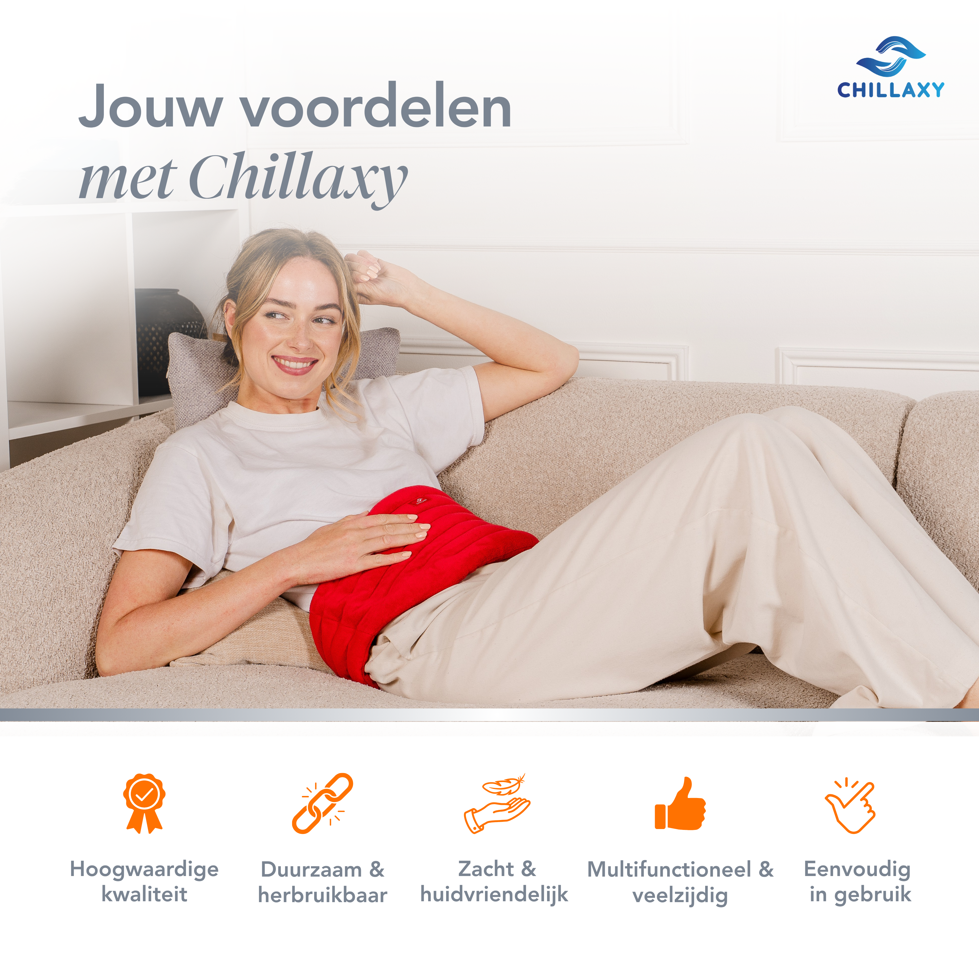 Comfort Warmtekussen met Elastische Band