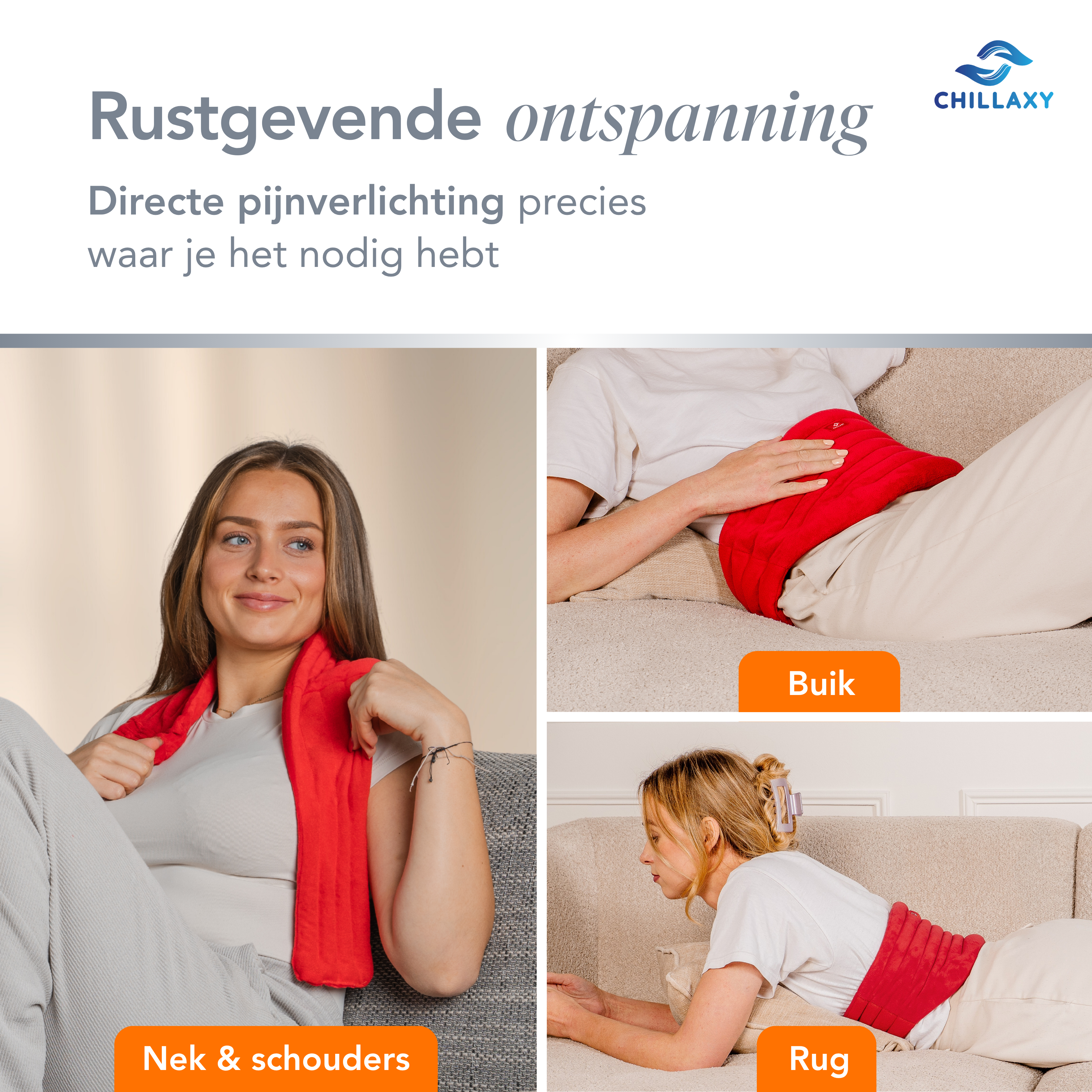 Comfort Warmtekussen met Elastische Band