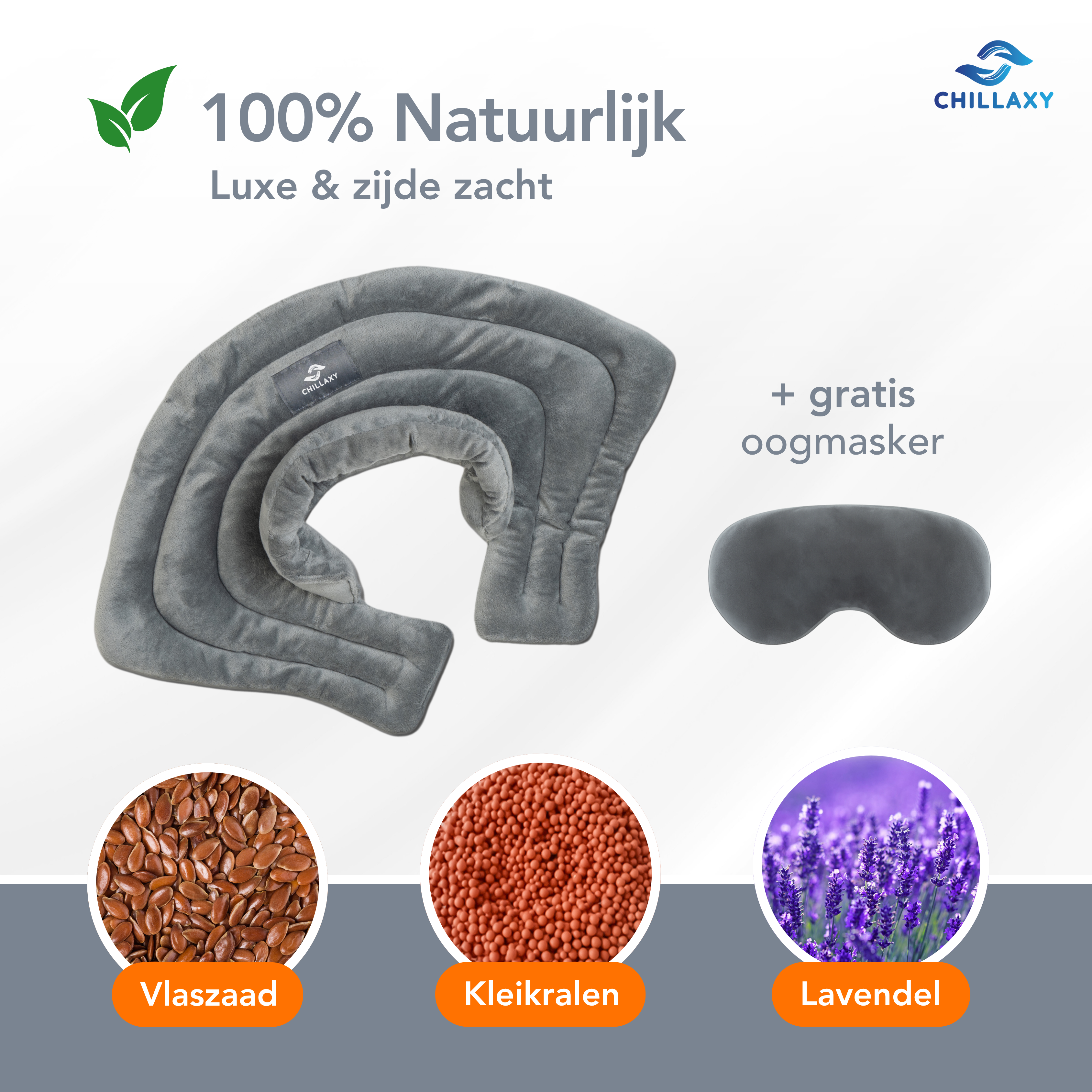 Nek & Schouder Warmtekussen + Gratis oogmasker