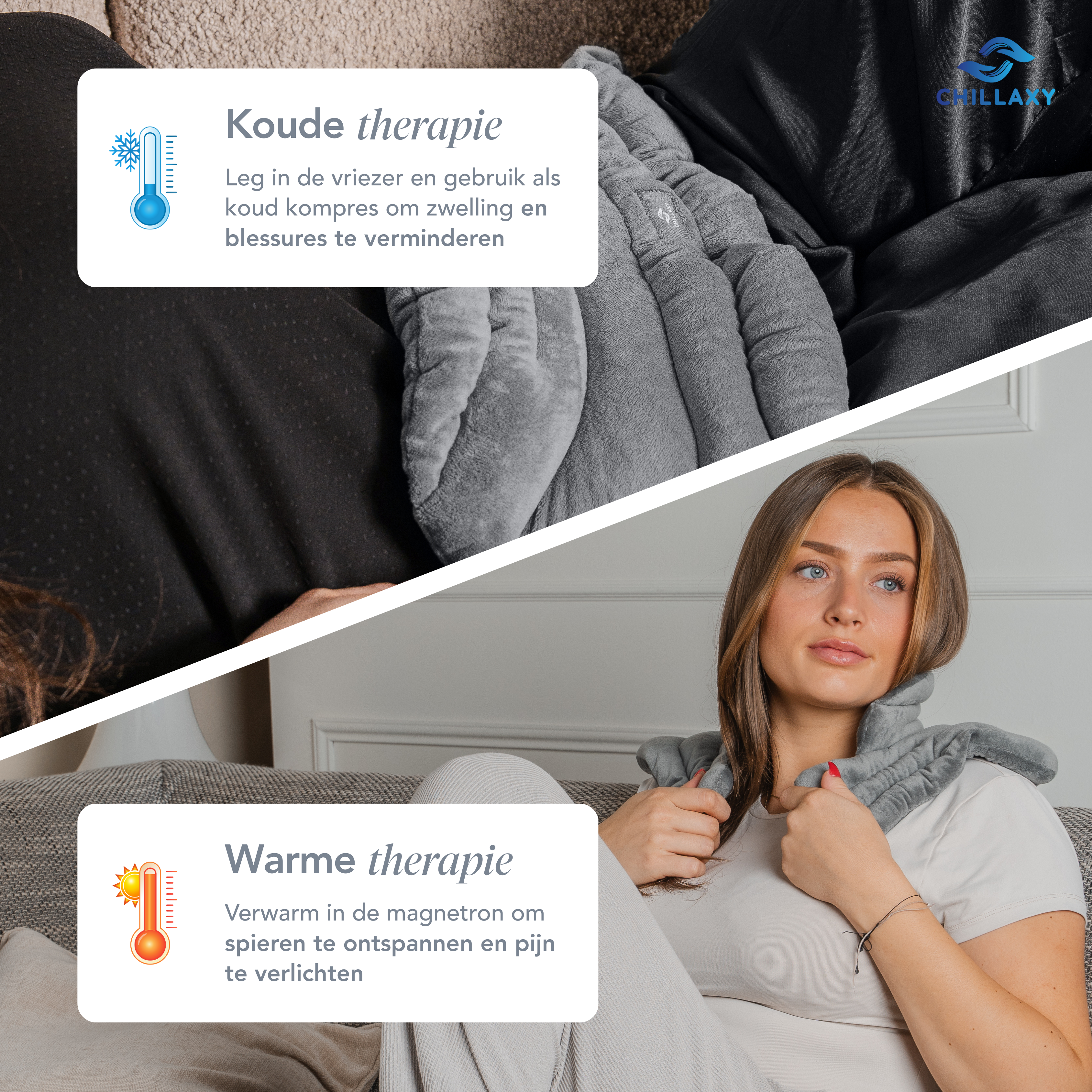 Nek & Schouder Warmtekussen + Gratis oogmasker