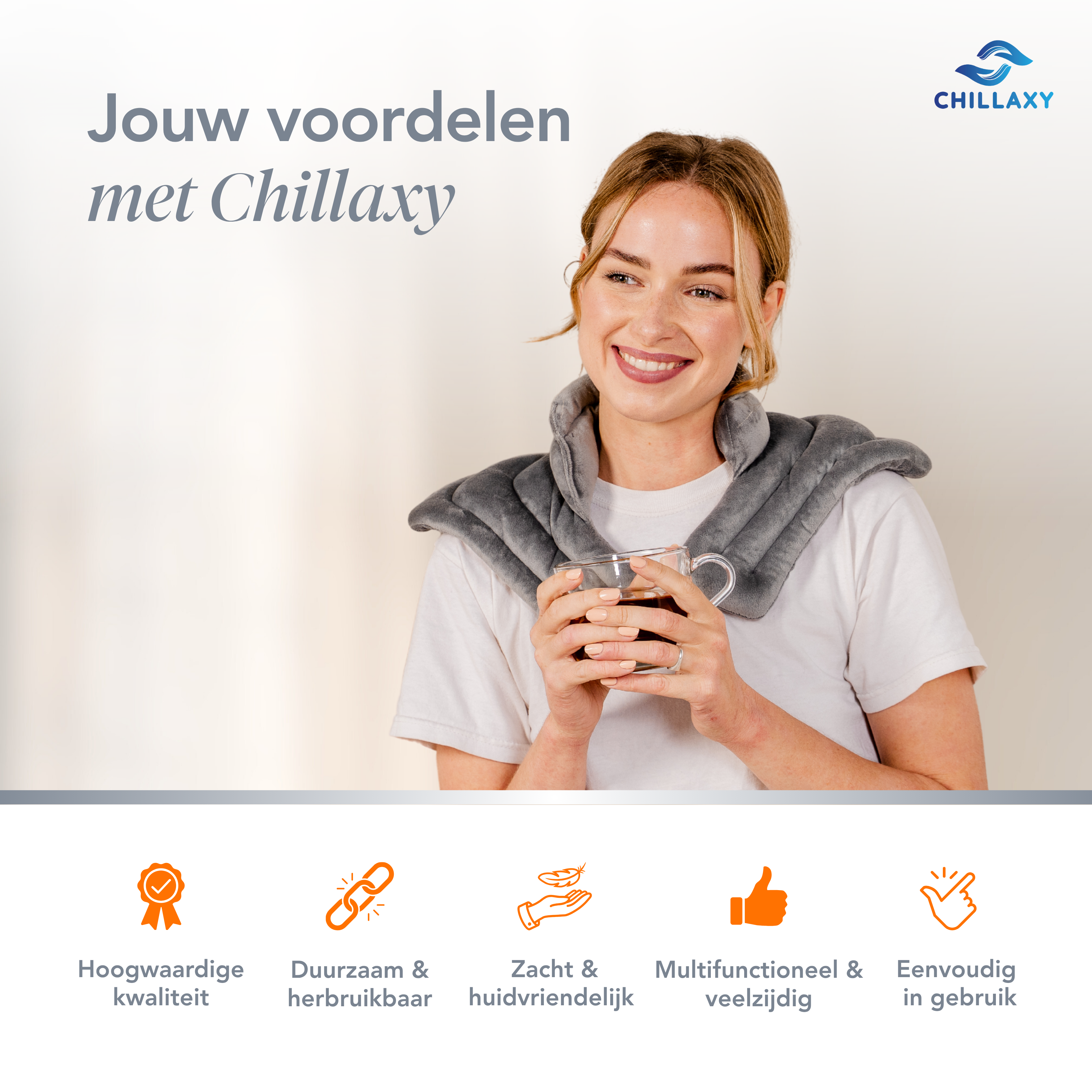 Nek & Schouder Warmtekussen + Gratis oogmasker