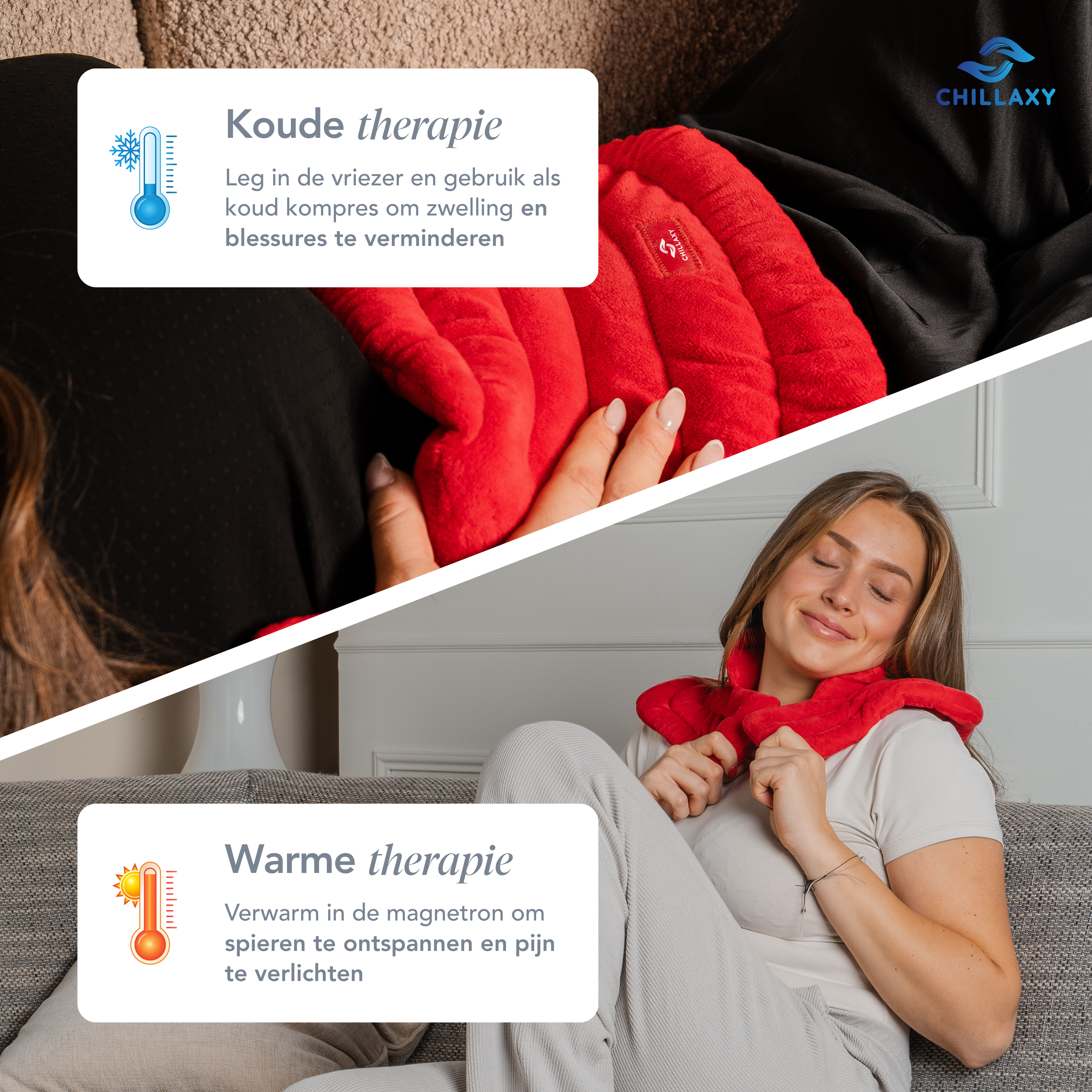Nek & Schouder Warmtekussen + Gratis oogmasker