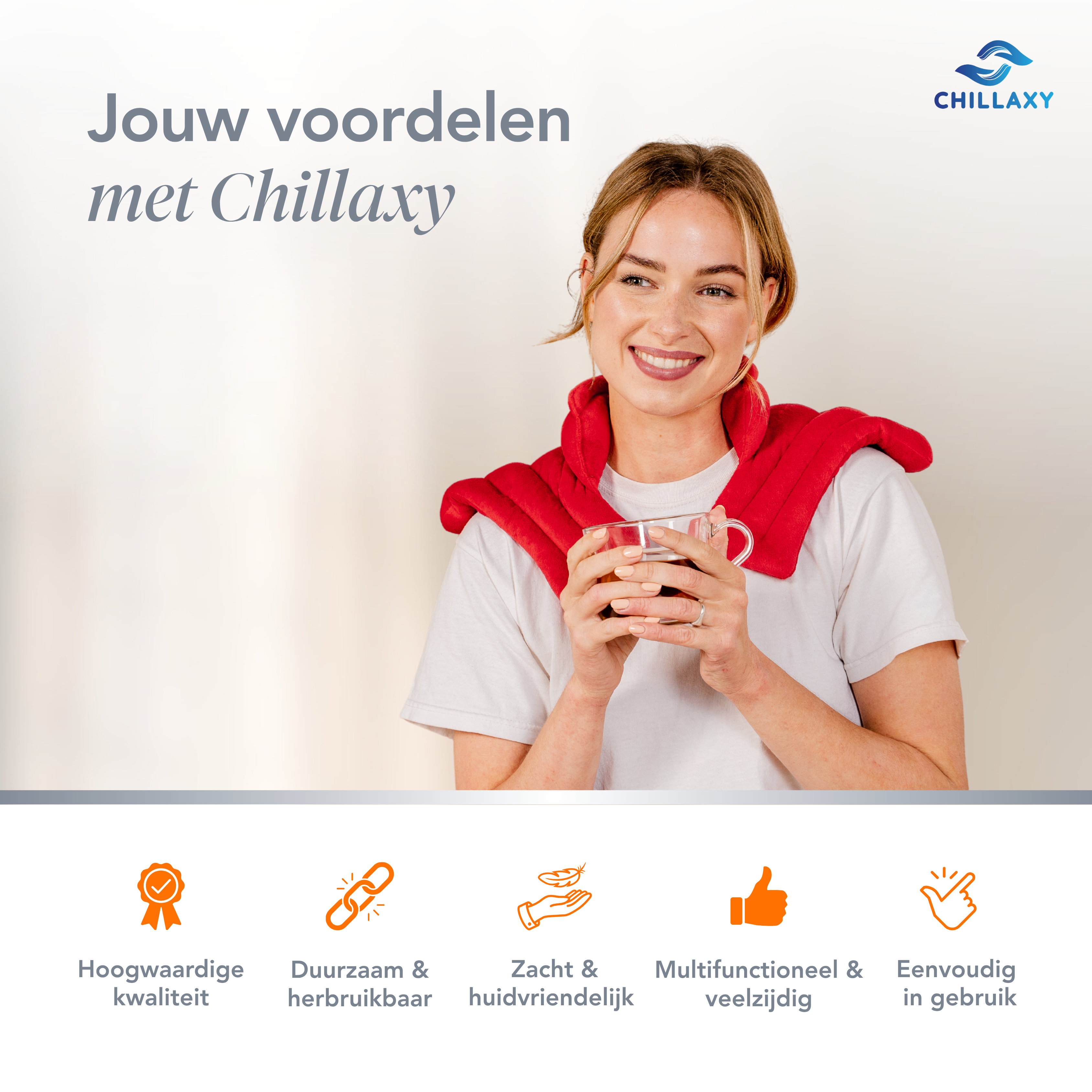 Nek & Schouder Warmtekussen + Gratis oogmasker